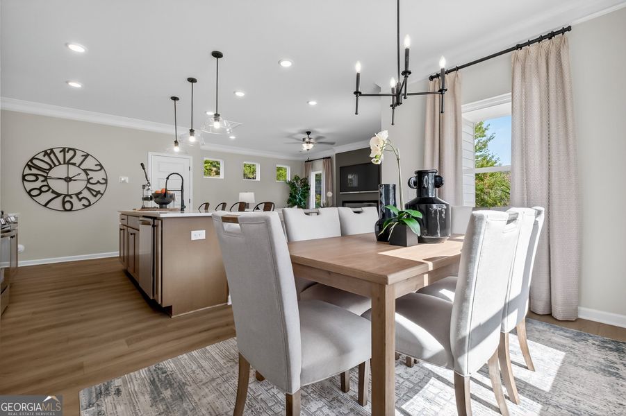 Furnished interior view inside a new home in Stonebridge North, Macon (Image 13).