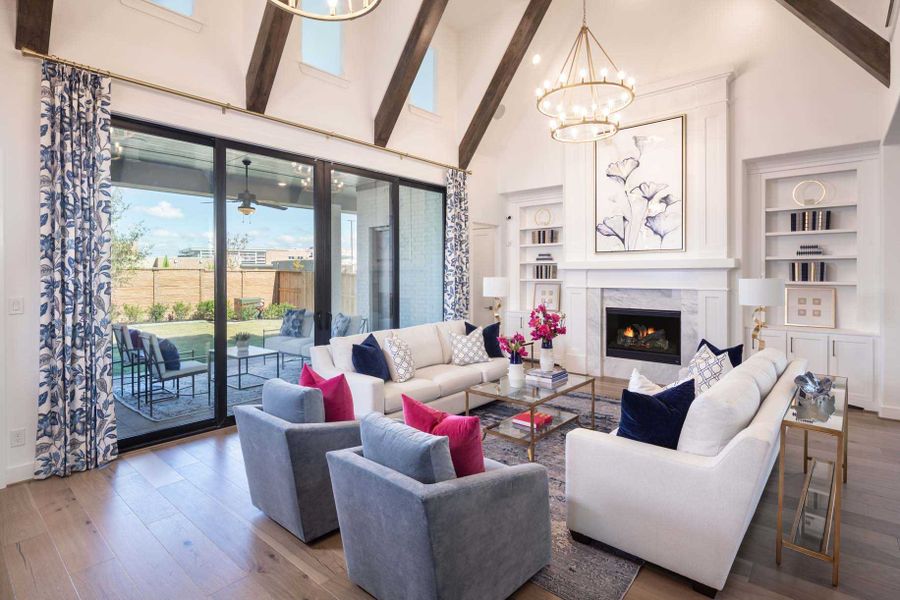 Representative Family Room - some options shown