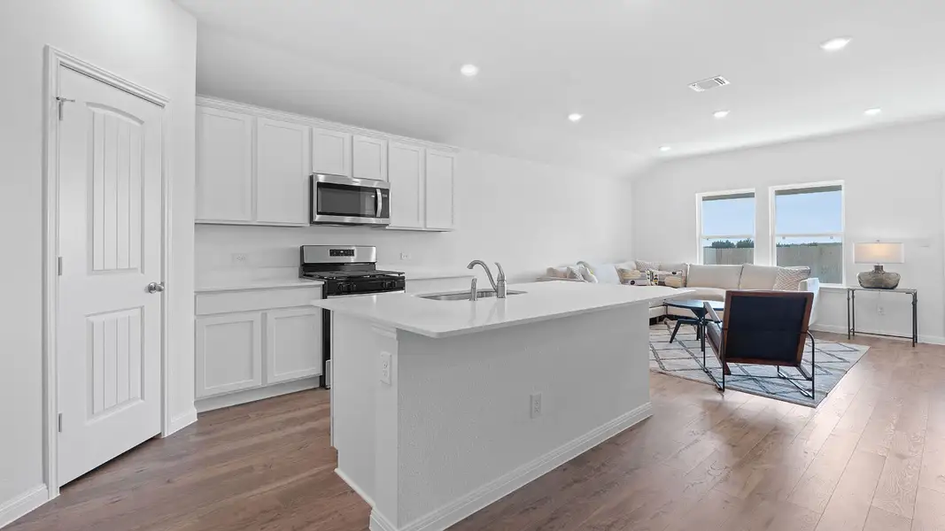 Furnished interior view inside a new home in Carillon, Manor (Image 7). Furnished interior view inside a new home in Carillon, Manor (Image 7).
