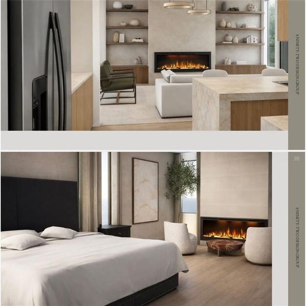 Furnished interior view inside a new home in , Atlanta (Image 5).