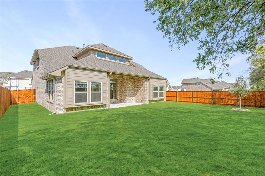 Front exterior of a new home in Timberbrook 3B-4A, Justin, TX, highlighting curb appeal (Image 25).