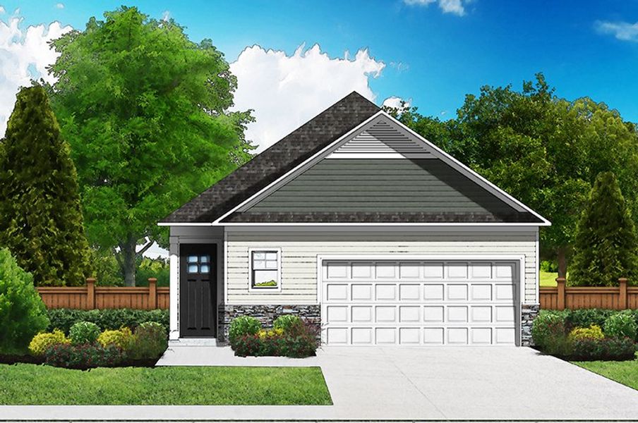 Elevation A6 - Opt. Door Elevation A6 - Opt. Door