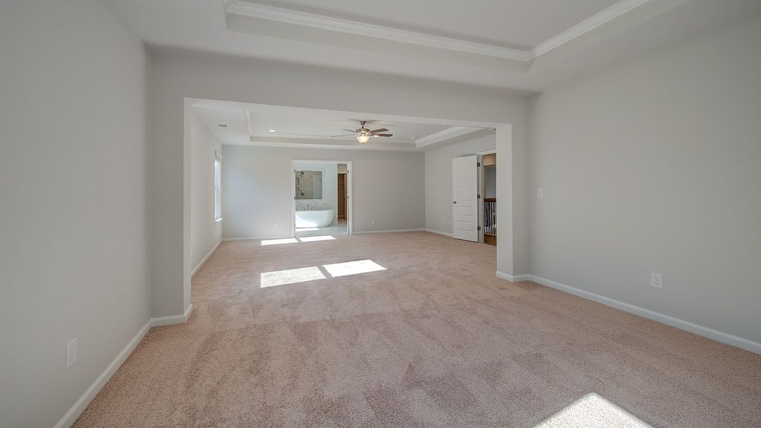 Furnished interior view inside a new home in Riverbend Overlook, Fayetteville (Image 18).