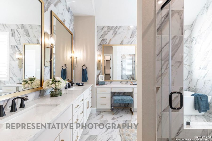 Furnished interior view inside a new home in The Ranches at Creekside, Boerne (Image 18). Furnished interior view inside a new home in The Ranches at Creekside, Boerne (Image 18).