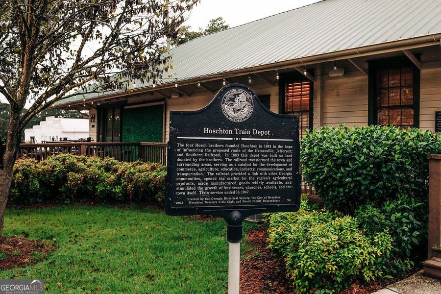 Front exterior of a new home in Rosewood Lake Estates, Hoschton, GA, highlighting curb appeal (Image 66).