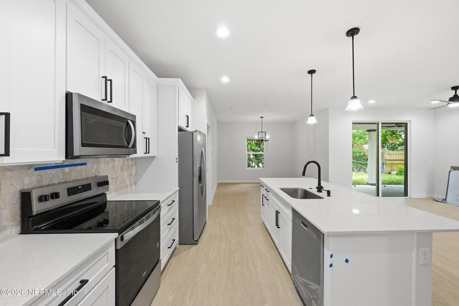Furnished interior view inside a new home in , Jacksonville (Image 13).