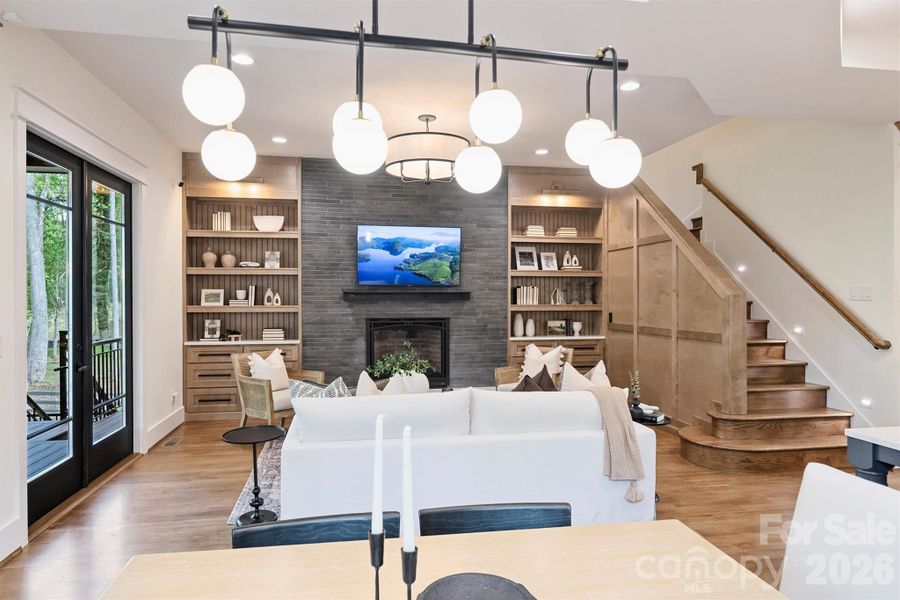 Furnished interior view inside a new home in , Charlotte (Image 10).