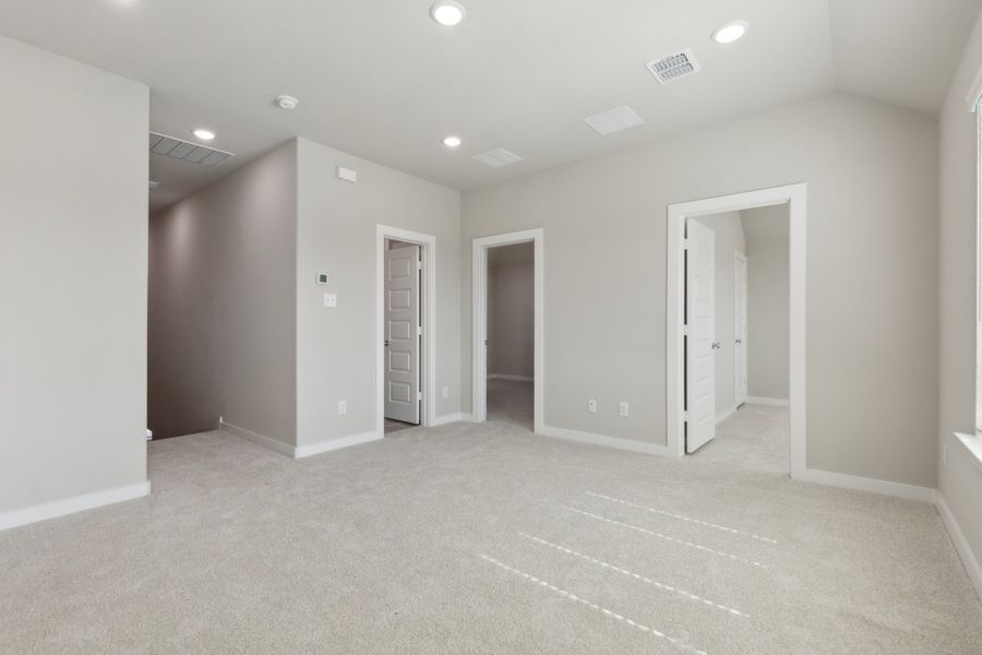 Game Room in the Claret home plan by Trophy Signature Homes – REPRESENTATIVE PHOTO