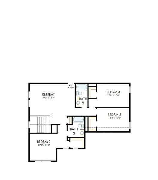 2D floor plan layout of this home in Headwaters 60' - Executive Series, Dripping Springs, TX (Image 3). 2D floor plan layout of this home in Headwaters 60' - Executive Series, Dripping Springs, TX (Image 3).