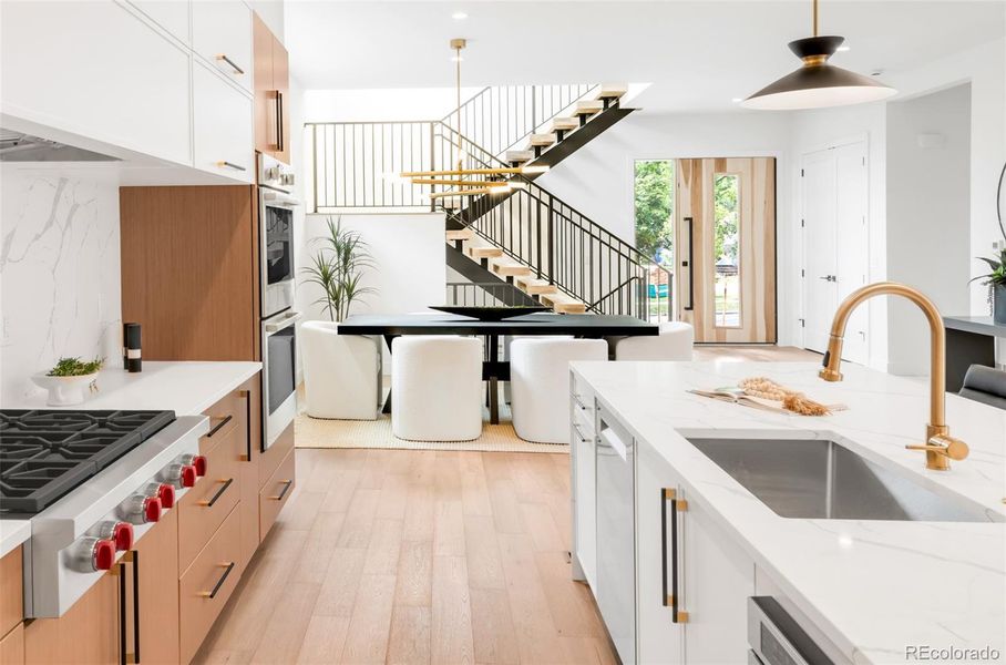 Furnished interior view inside a new home in , Denver (Image 9).