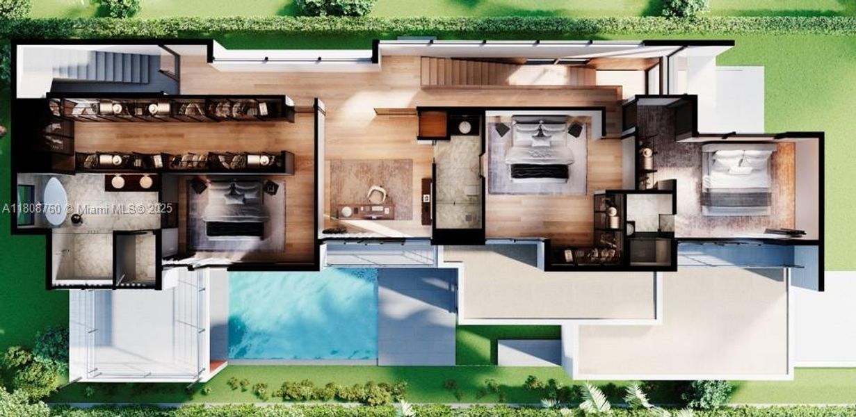 2D floor plan layout of this home in , Miami, FL (Image 6). 2D floor plan layout of this home in , Miami, FL (Image 6).