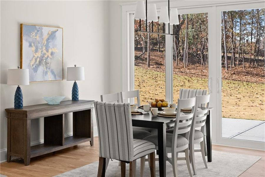 Furnished interior view inside a new home in , Gainesville (Image 45).
