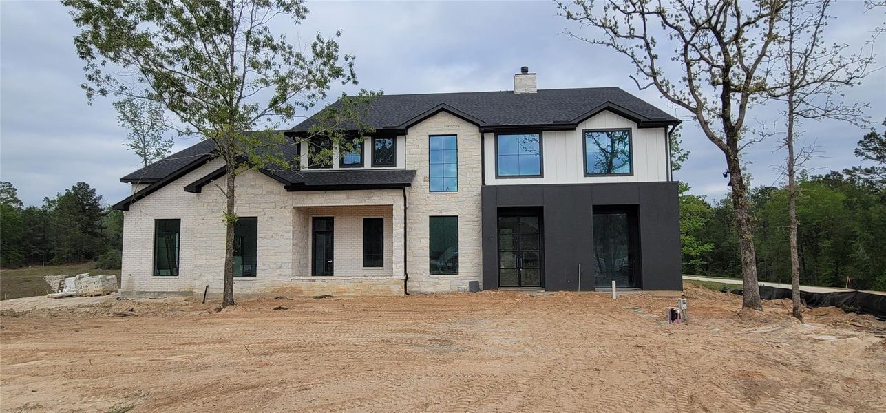 In-progress construction of a new home in , Montgomery, TX (Image 13).