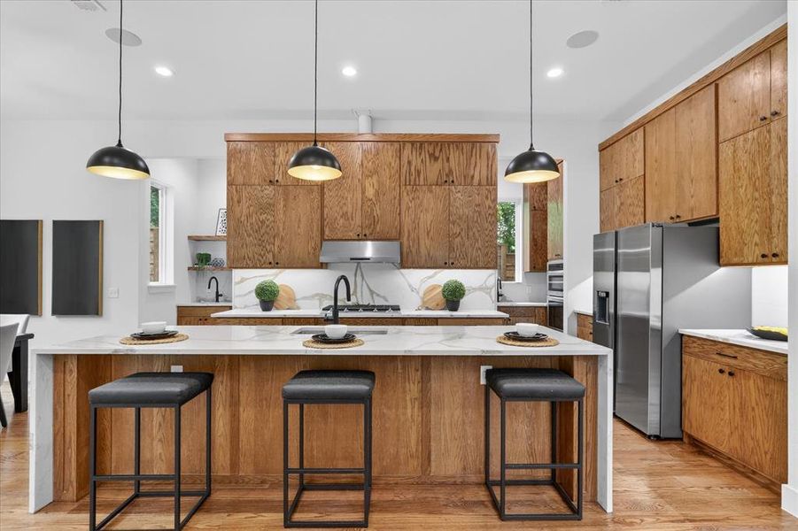 Furnished interior view inside a new home in , Dallas (Image 18).