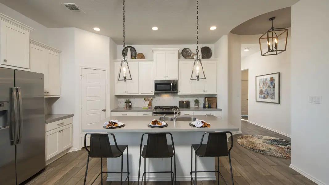 Furnished interior view inside a new home in Woodhavyn, Magnolia (Image 32).