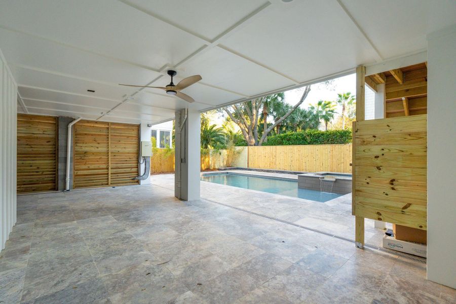 Exterior details and patio area of a home in , Isle Of Palms (Image 37). Exterior details and patio area of a home in , Isle Of Palms (Image 37).