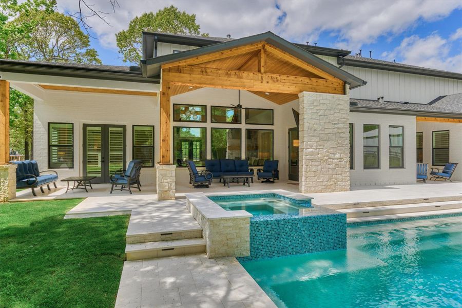 Exterior details and patio area of a home in , Montgomery (Image 35).