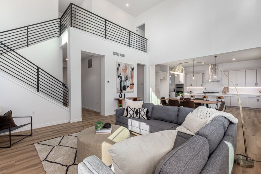 Furnished interior view inside a new home in Westerly, Erie (Image 9).