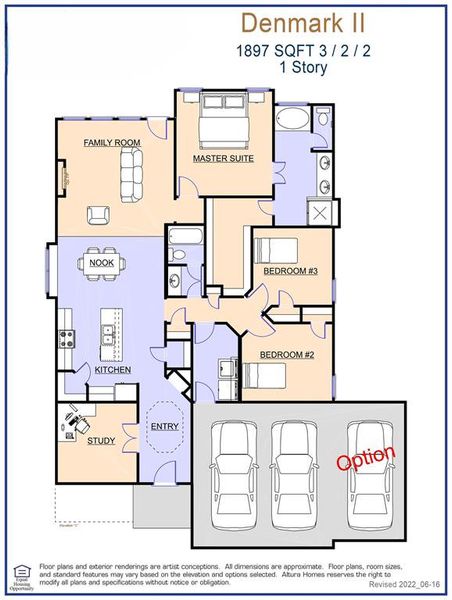 Denmark II Floor Plan - Representative Denmark II Floor Plan - Representative