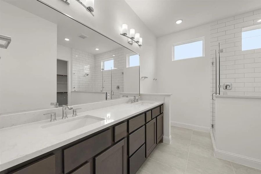 Furnished interior view inside a new home in Wolf Ranch South Fork, Georgetown (Image 6).