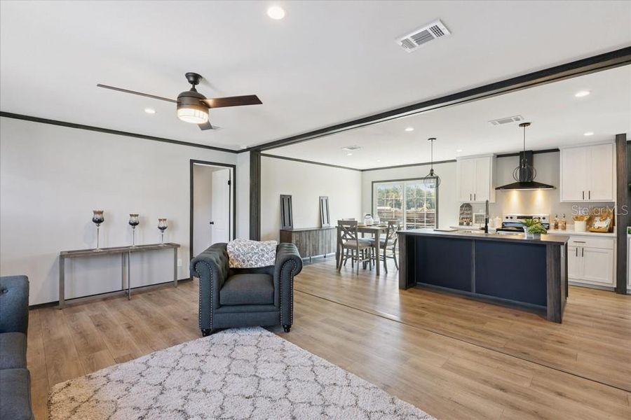 Furnished interior view inside a new home in , Bunnell (Image 11). Furnished interior view inside a new home in , Bunnell (Image 11).