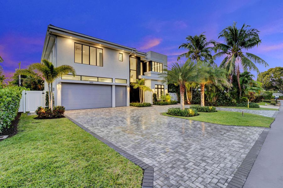 Front exterior of a new home in , Boca Raton, FL, highlighting curb appeal (Image 1).