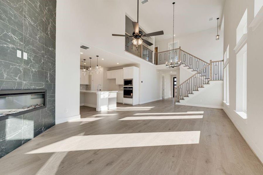 Spacious, unfurnished interior of a new home in Trails at Cottonwood Creek, Rowlett (Image 30). Spacious, unfurnished interior of a new home in Trails at Cottonwood Creek, Rowlett (Image 30).