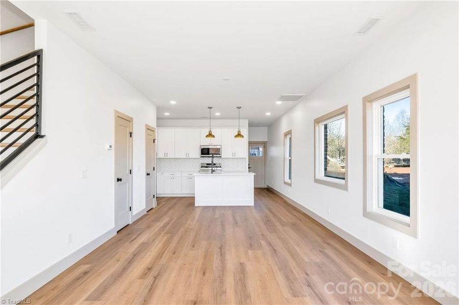 Spacious, unfurnished interior of a new home in , Hickory (Image 17).