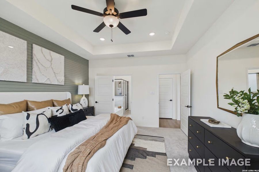 Furnished interior view inside a new home in Morgan Meadows, San Antonio (Image 7).