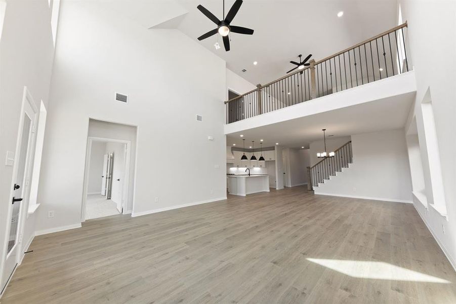 You'll find beautiful details that create a multi level living-entertaining space in this fantastic home!