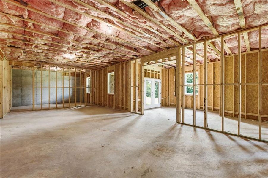 In-progress construction of a new home in , Jefferson, GA (Image 73).