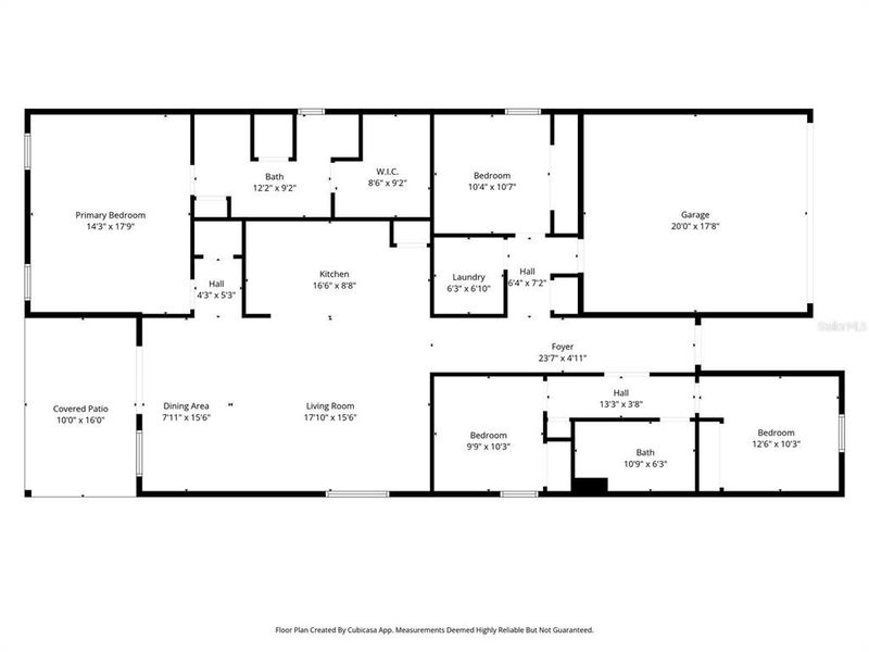 2D floor plan layout of this home in Bellaviva I at Westside, Davenport, FL (Image 5).