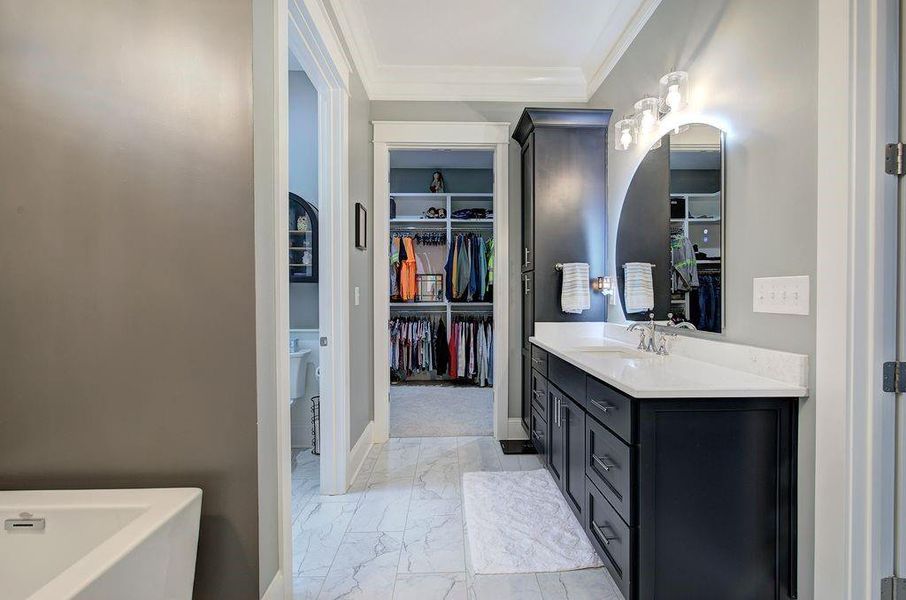 Furnished interior view inside a new home in , Cartersville (Image 44).