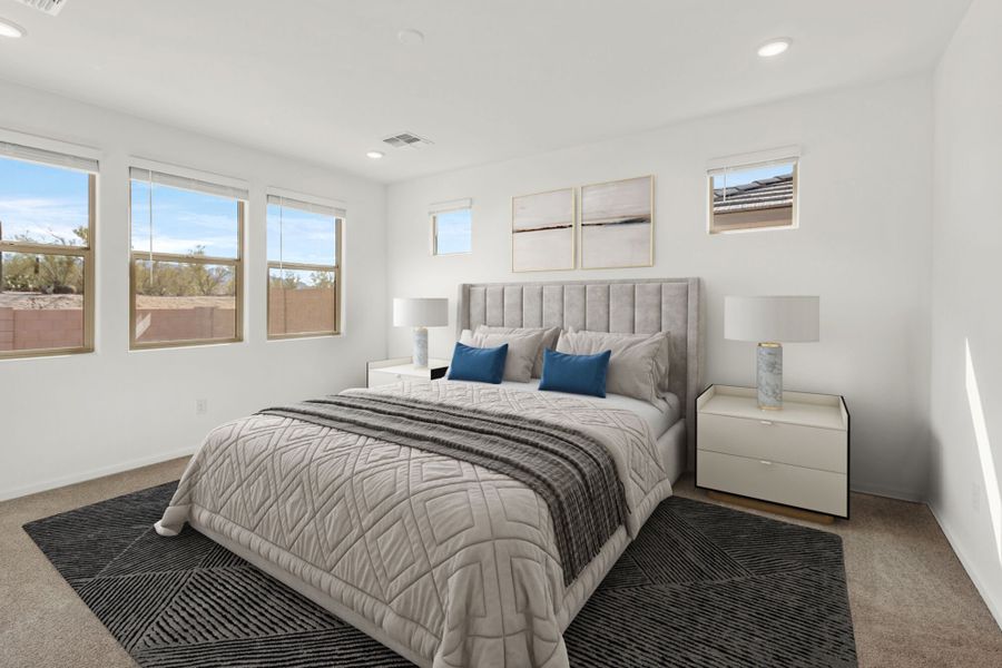 Furnished interior view inside a new home in Montelena, Marana (Image 8).