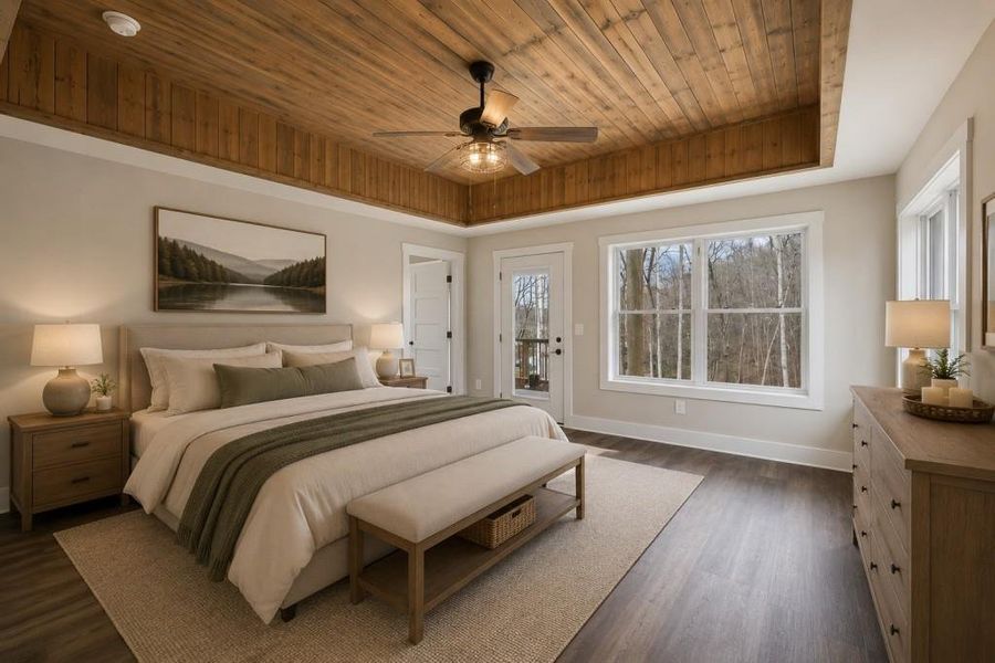 Furnished interior view inside a new home in , Lavonia (Image 9).