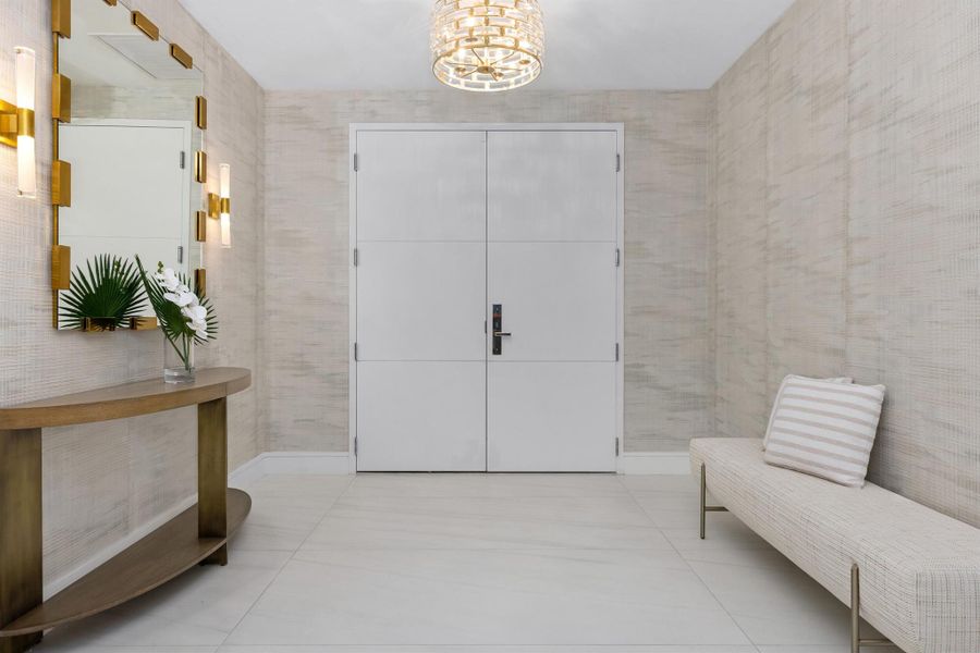 Furnished interior view inside a new home in , Boca Raton (Image 20).