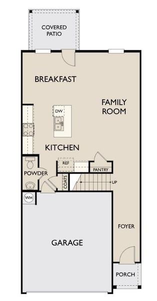 2D floor plan layout of this home in , Flowery Branch, GA (Image 3).