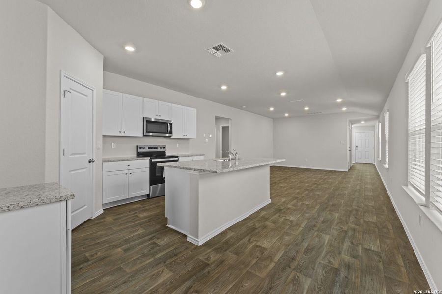 Furnished interior view inside a new home in Laurel Vistas, San Antonio (Image 4).