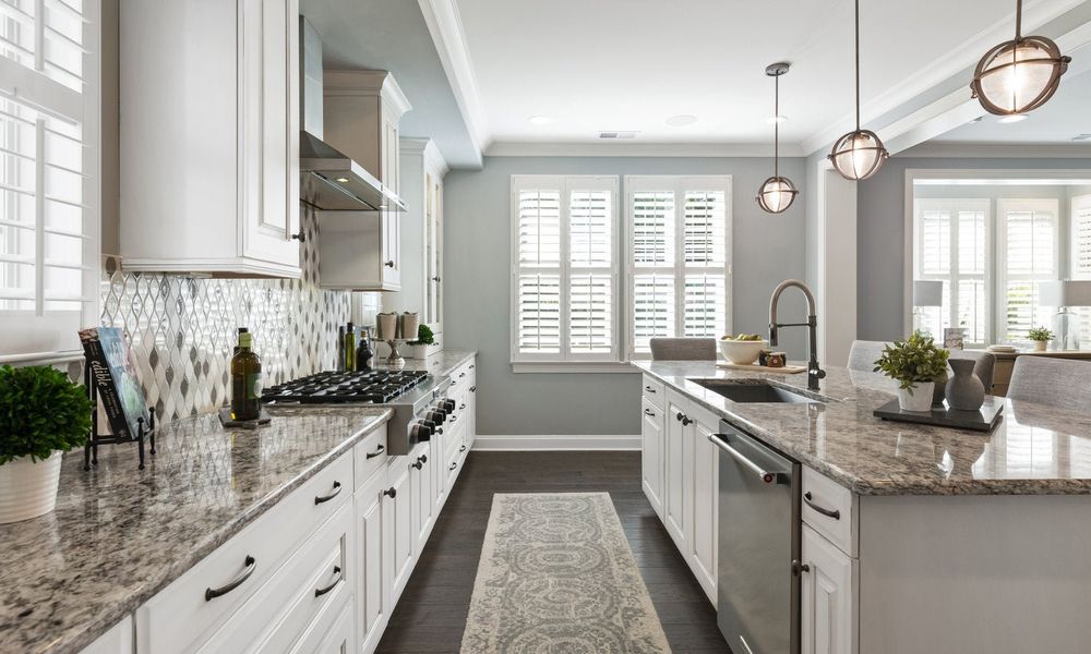 Representative furnished interior of a home built from the Tiburon II by Classica Homes in McLean - Waterfront, Clover (Image 35).
