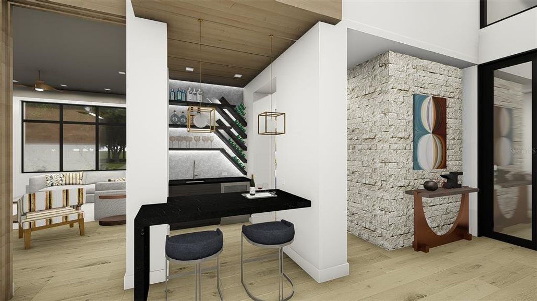 Furnished interior view inside a new home in , Fort Myers (Image 40).