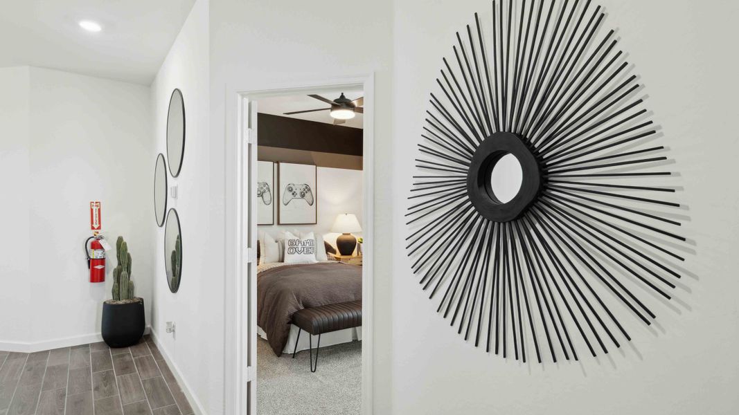 Representative furnished interior of a home built from the Mockingbird by D.R. Horton in Apache Farms, Buckeye (Image 6).