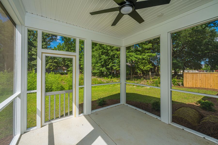 Exterior details and patio area of a home in , Charleston (Image 3).