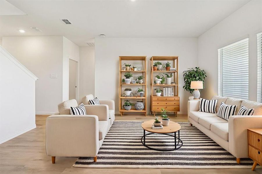 Furnished interior view inside a new home in River Ridge, Crandall (Image 12). Furnished interior view inside a new home in River Ridge, Crandall (Image 12).