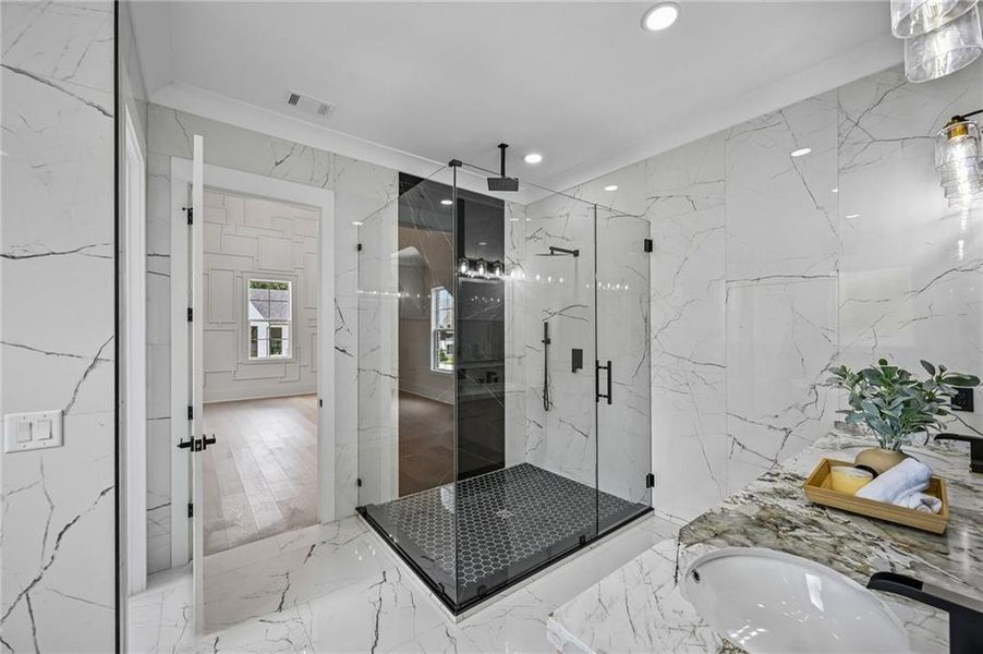 Furnished interior view inside a new home in , Buford (Image 15). Furnished interior view inside a new home in , Buford (Image 15).