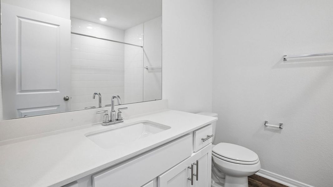 Furnished interior view inside a new home in Prairie Lakes, Buda (Image 11).