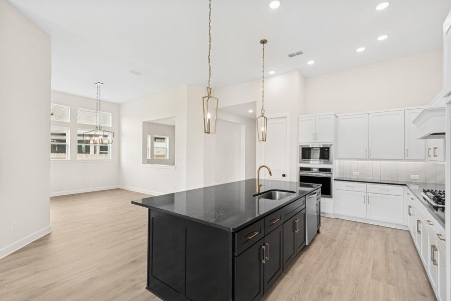 Furnished interior view inside a new home in ARTAVIA 45' Homesites, Conroe (Image 9).