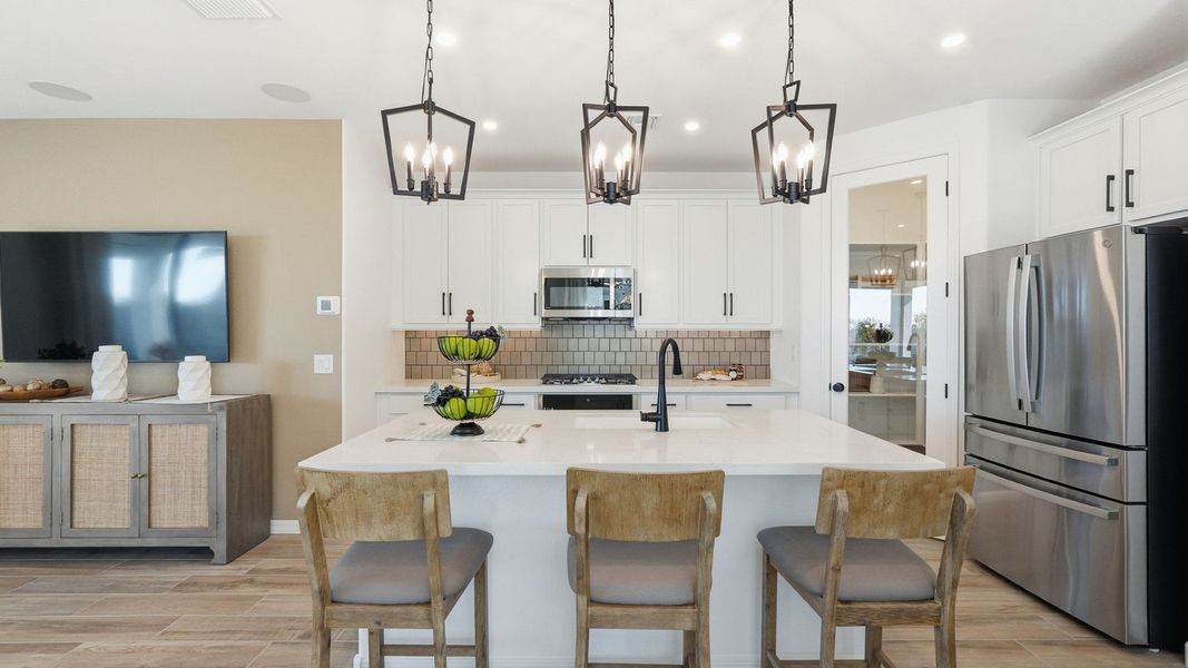 Representative furnished interior of a home built from the Bluebell by DRB Homes in Apache Farms, Buckeye (Image 9).