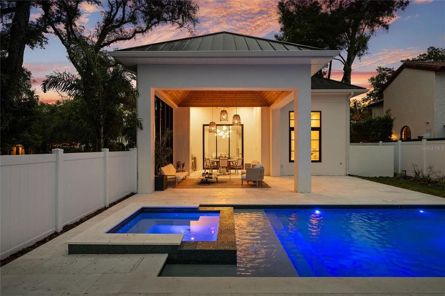 Exterior details and patio area of a home in , Winter Park (Image 28).