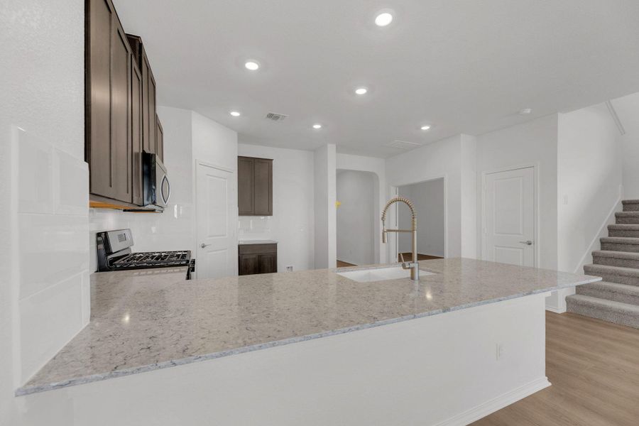 Furnished interior view inside a new home in Salerno - Heritage Collection, Round Rock (Image 14).