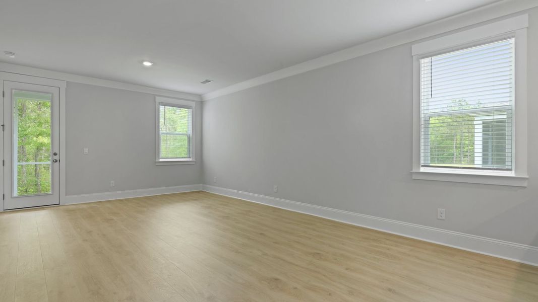 Spacious, unfurnished interior of a new home in Carolina Groves, Moncks Corner (Image 12). Spacious, unfurnished interior of a new home in Carolina Groves, Moncks Corner (Image 12).